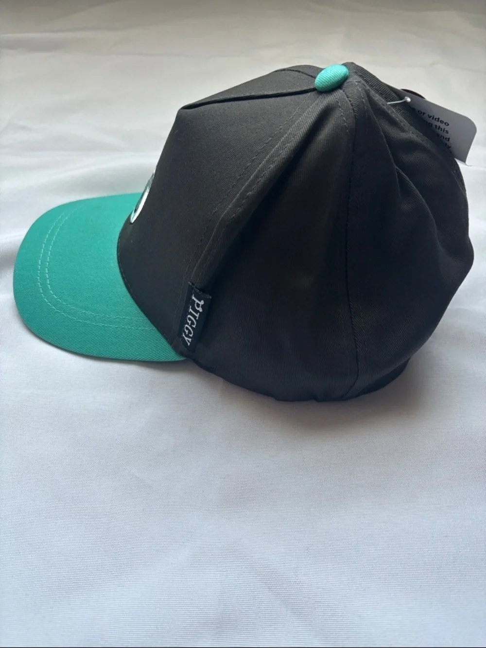 PIGGY Zompiggy Face Baseball Cap (Embroidered Hat, Youth Size w/ Adjustable Fit